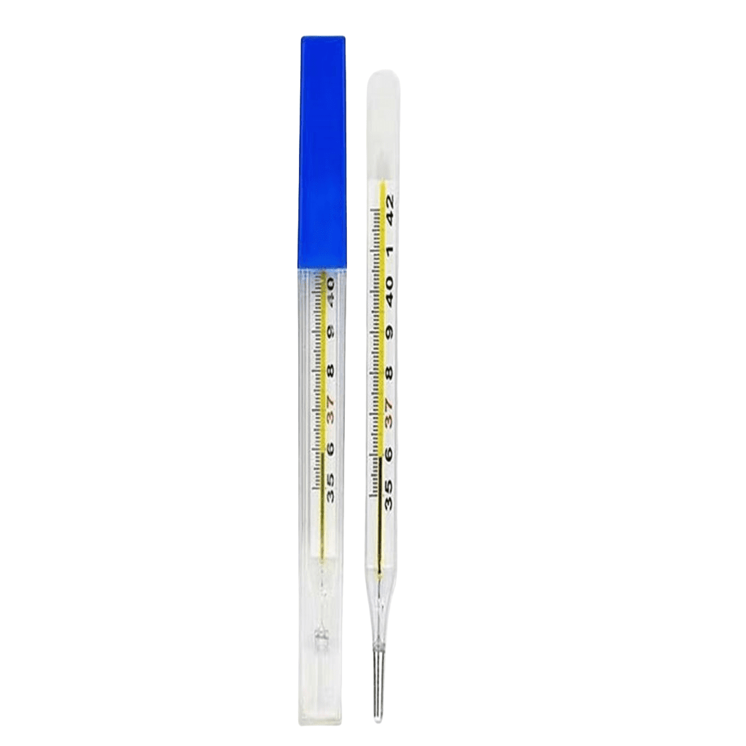Medical Thermometer, Glass for Home Use Oral and Axillary Adult Children Triangle Glass Body Thermomete
